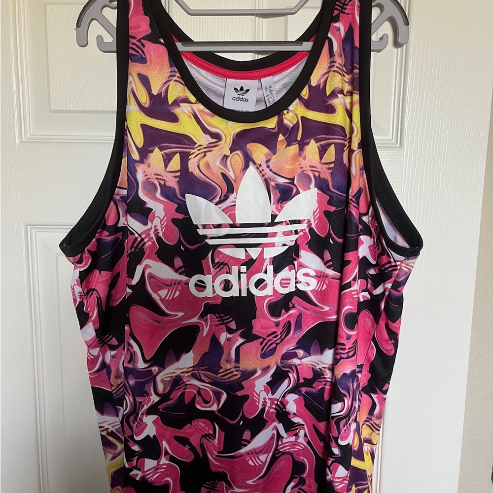 Adidas Multicolor Graphic Tank Top
